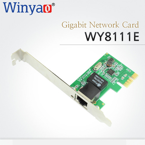WY 8111E 1포트 랜카드 PCIEx1배속